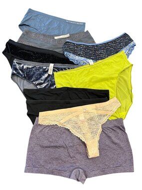 10 Victoria's Secret Hanes lot panties underwear XL VS NWOT